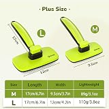 Pecute Cat and Dog Brush Self Cleaning Slicker With Rounded Pins view 8