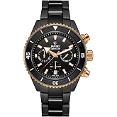 Rado - Captain Cook Open Heart - Men's Automatic Swiss Watch - 43mm Black Dial - Black High-Tech Ceramic Bracelet - R32190153
