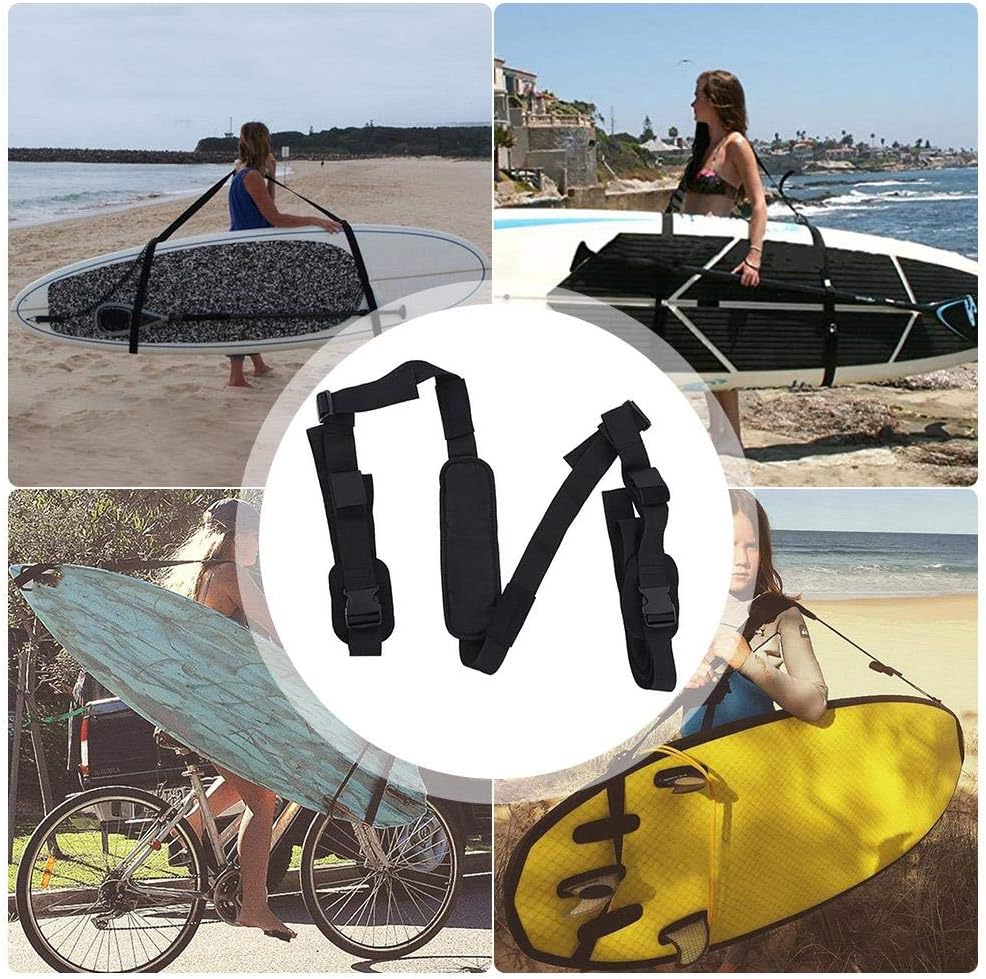 Comfortable Adjustable Kayak Carrier Shoulder Strap Carry Sling for SUP