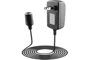 BXIZXD AC to DC Converter, 12V 2A 24W Car Cigarette Lighter Socket to Wall Outlet Adapter, 110-240V to 12V for Car Charger MP3 Player Car Telephone Automotive Razor etc.