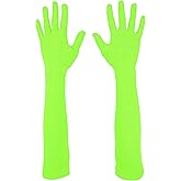 Howriis Men's and Women's Spandex Gloves Costume Halloween Cosplay Stretchy Long Gloves