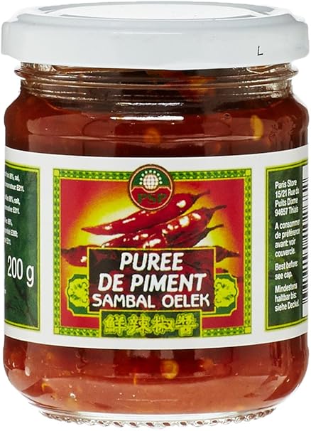 Psp Sambal Oelek Puree De Piment 200 G Amazon Fr Epicerie