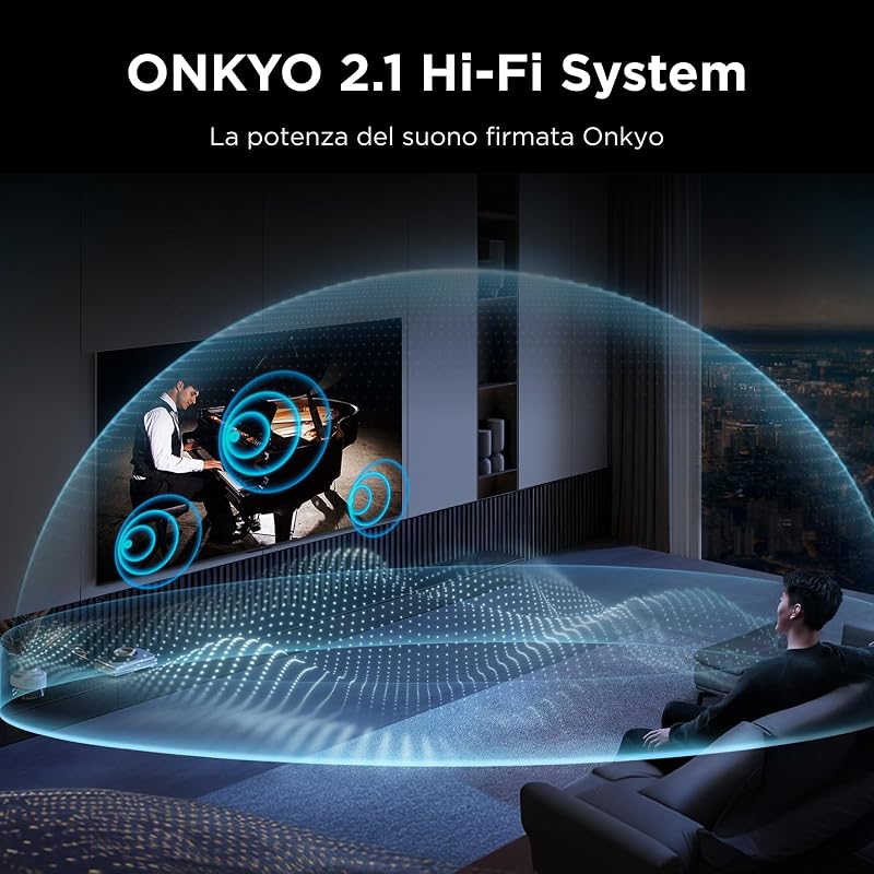 55Q7D Pro – Smart TV SQD‑Mini LED 4K HDR10+ da 55", 2.000nit