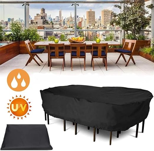 Wasserdicht Gartenmöbel Abdeckung Garten Terrasse Möbel Winter