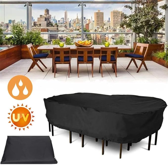 Wasserdicht Gartenmöbel Abdeckung Garten Terrasse Möbel Winter