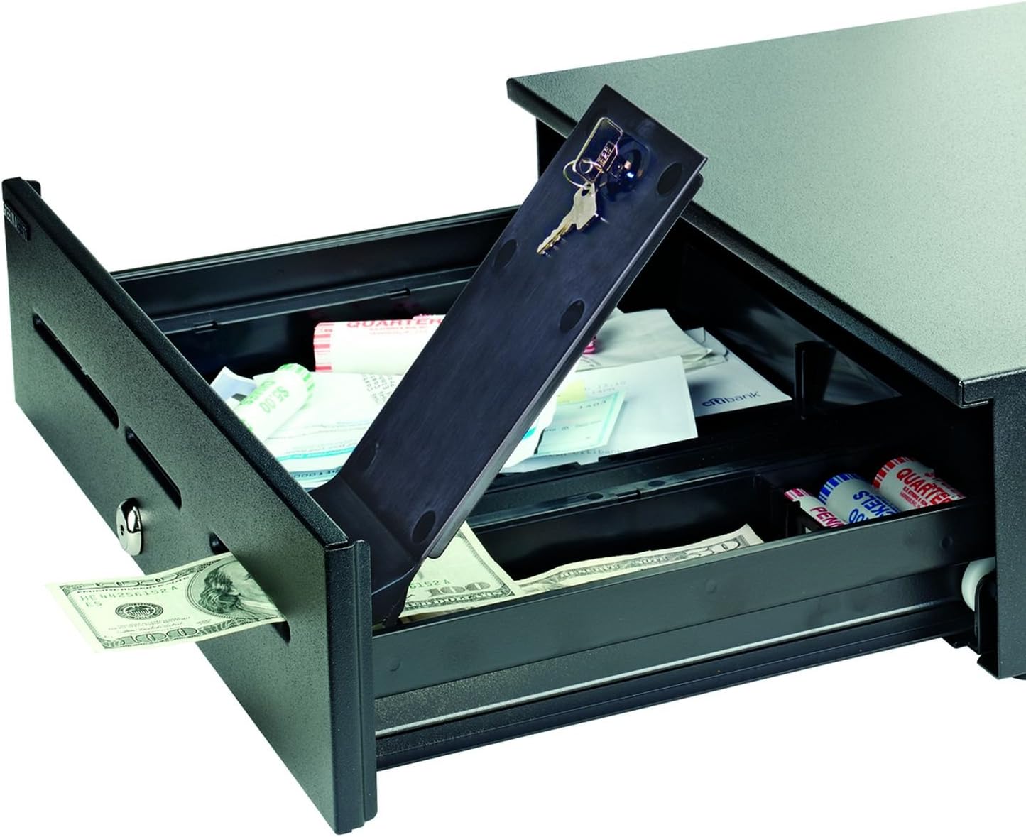 Steelmaster Cash Drawer, 1 Each (MMF2251060GT04) : Cash Register Trays : Office Products