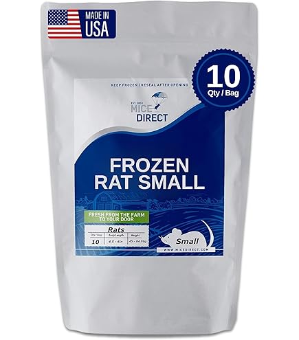 Frozen Mice Combo Pack - 10 Fuzzies & 10 Hoppers Snake Food For Corn Snakes & Ball Pythons