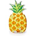 Intex 85 x 49 Inch Giant Inflatable One Person Pineapple Swimming Pool Float Mat
