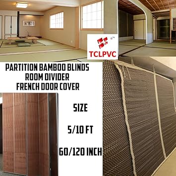 Buy Tclpvc Brand 5 10 Natural Bamboo Blind Chick Roll Up Curtain