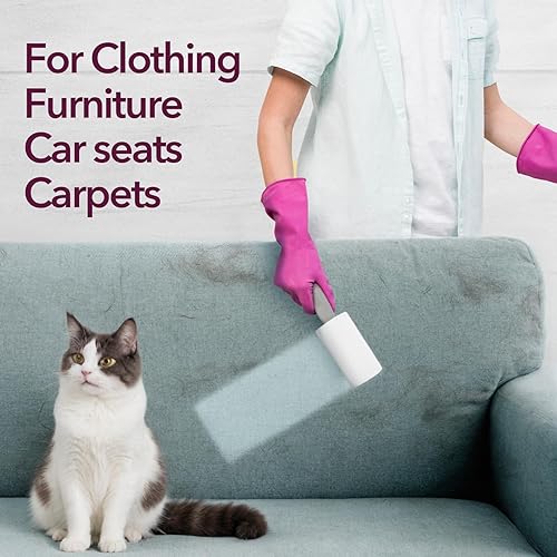 Lint Rollers for Pet Hair Extra Sticky, 550 Sheets Mega Value Set