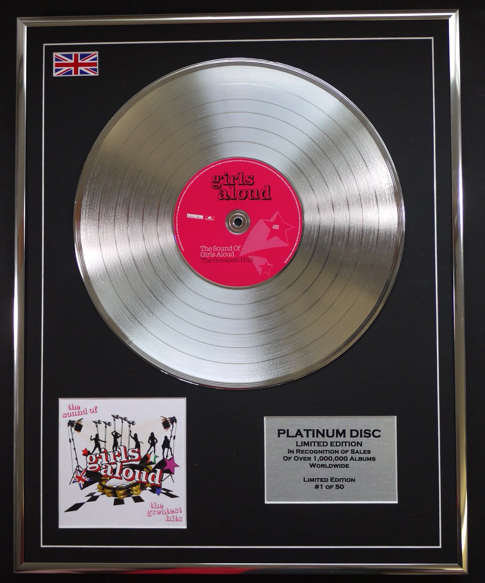GIRLS ALOUD/LTD EDITION CD PLATINUM DISC/THE GREATEST HITS