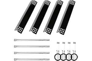 Grimate Replacement Parts for Nexgrill 720-0925P 720-0925 - 720-0896 720-0896B 720-0896E, Grill Burner and Flavor Bars, Ignitors Kit for Nexgrill 4 Burner, 4 Packs