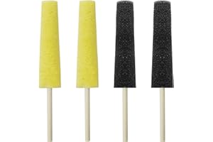 Sponge Stick Pottery Sponges Ceramic Tools Burr Repair, Pottery Trimming Tools Two Colors Holder for Clay Making Ceramic Acce