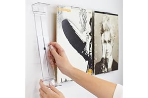 CollectorMount Album Mount Vinyl Record Shelf Stand and Wall Mount Display, Invisible and Adjustable, 4 Frames