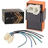 6 Pin AC CDI Box with Connecting Plug for CG 50cc 125cc 150cc 200cc 250cc | Vertical Engine ATV Pit Dirt Bike Go Kart Motorcycle