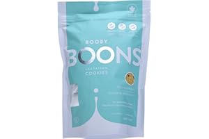 Booby Boons Oatmeal Raisin lactation cookies, 168g/pk. Canada's #1 Lactation Cookie Co. Always made with Glute-Free, Soy-Free