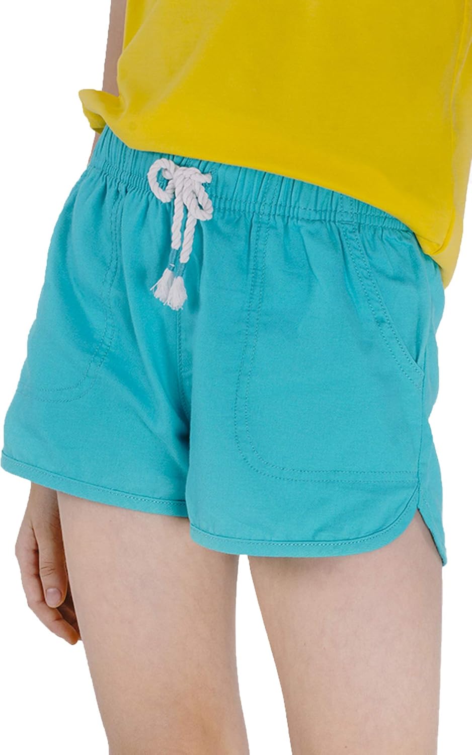 cute elastic waist shorts