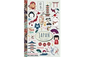Travel Journal & Planner for Japan: Blank map, 144 pages, 5.5" x 8.5", prompt pages to organise your Japanese travels and lined / ruled pages for your memories