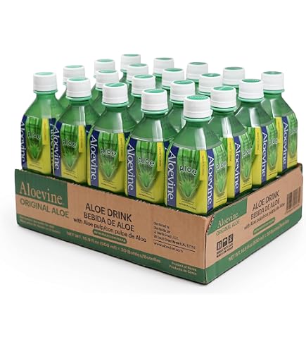 Amazon.com : Aloevine Aloe Vera Drink Kiwi, 16.9 oz 20 Pack