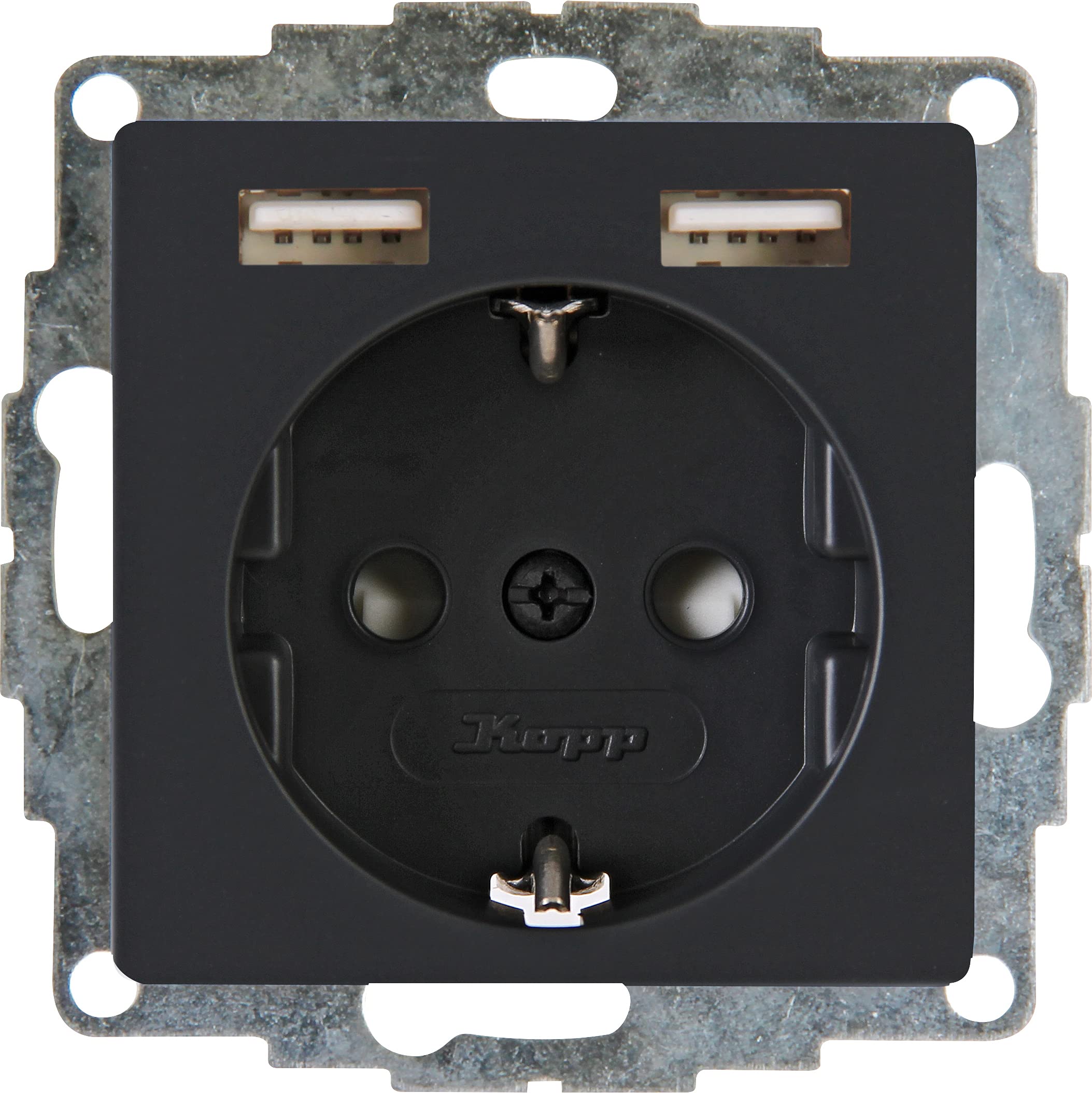 Kopp 296215003 Flush-Mounted Protective Contact Socket