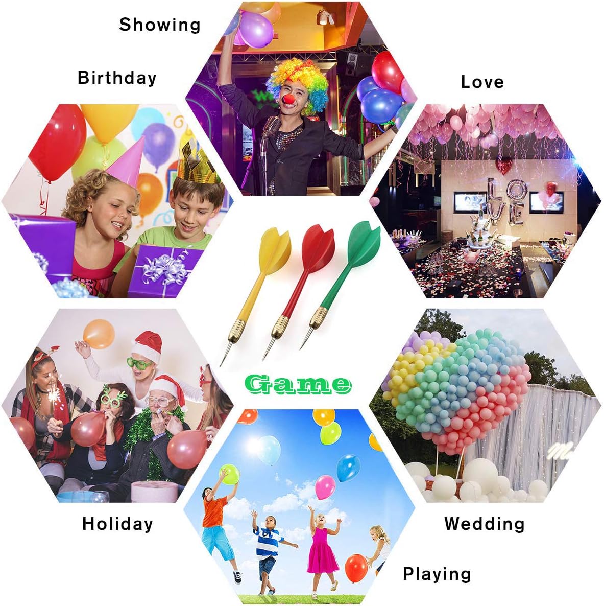 214 Pcs Balloon Pump Set- Electric Air Balloon Blower Pump, Balloon Inflator 110V 600W Portable Dual Nozzles - Balloon Decorating Strip Kit for Arch Garland + 32Ft Balloon Tape Strip, 2 Tying Tool, 200 Dot Glue, 10 Ballon Flower Clip, 3 Rolls Colored Ribbon for Party Wedding Birthday Xmas Baby Shower DIY: Toys & Games