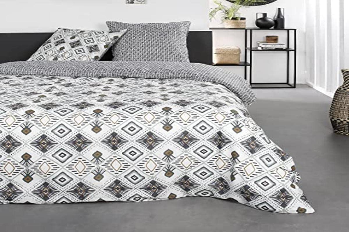 Today Jumeau Cotton Duvet Cover Set, White