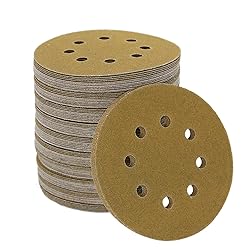Mestool 5-Inch 8-Hole Hook and Loop Sanding