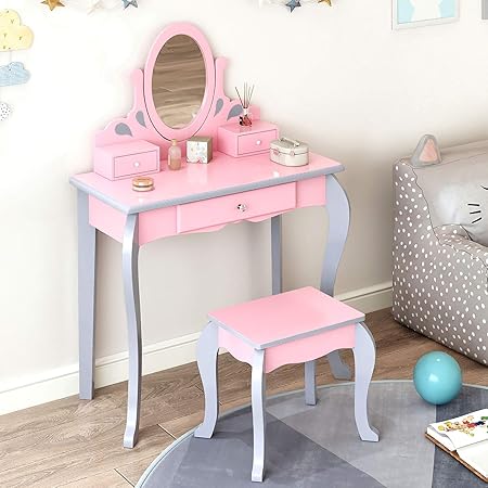 girls dressing table and stool