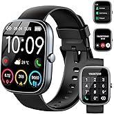 Smart Watch (Answer/Make Call), 2026 HD 1.91" Smartwatch for Men Women, 112+ Sports Modes Fitness Activity Tracker, Calories/Heart Rate/Sleep Monitor, IP68 Waterproof Step Counter for Android iOS