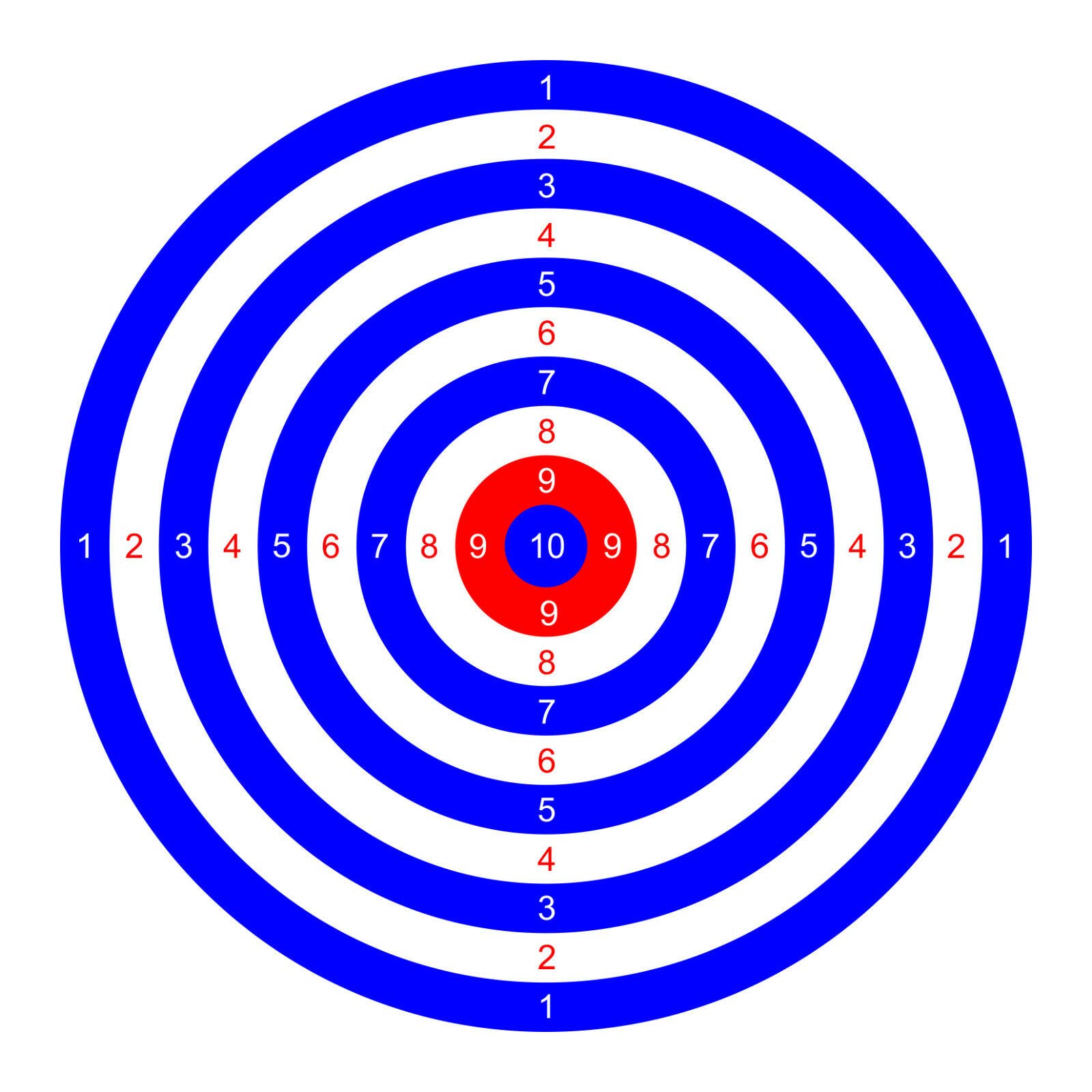 50x Paper Air Rifle Airgun Targets Airsoft Shooting Hunting BB