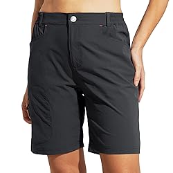 MIER Women's Quick Dry Stretchy Hiking Shorts