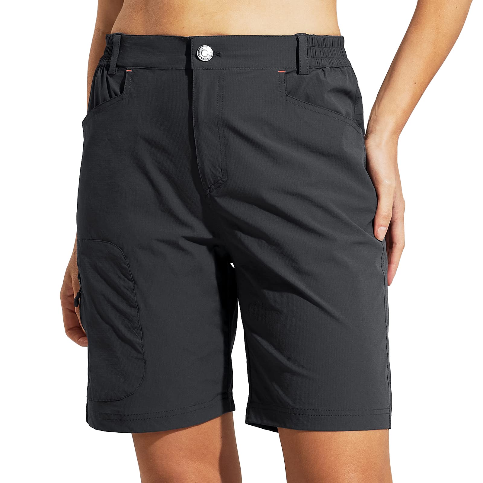 MIER Women's Quick Dry Stretchy Hiking Shorts