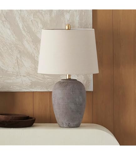 Fangio Lighting 8827WH Transitional Ceramic Table Lamp with