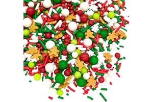 Manvscakes | Sprinkles | 4 oz | Cake sprinkles | Cupcake sprinkles | Baking | Sprinkle mix | Edible sprinkle (Pink green)