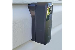 Dutch Lap 4.5" Siding Mounting Bracket Wedge Compatible with Blink Video Doorbell (Newest Model) 3D Printed UV Resistant