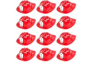 Super Z Outlet 12 Pack Firefighter Children's Helmet Party Supplies for Kid's Costume Accessory