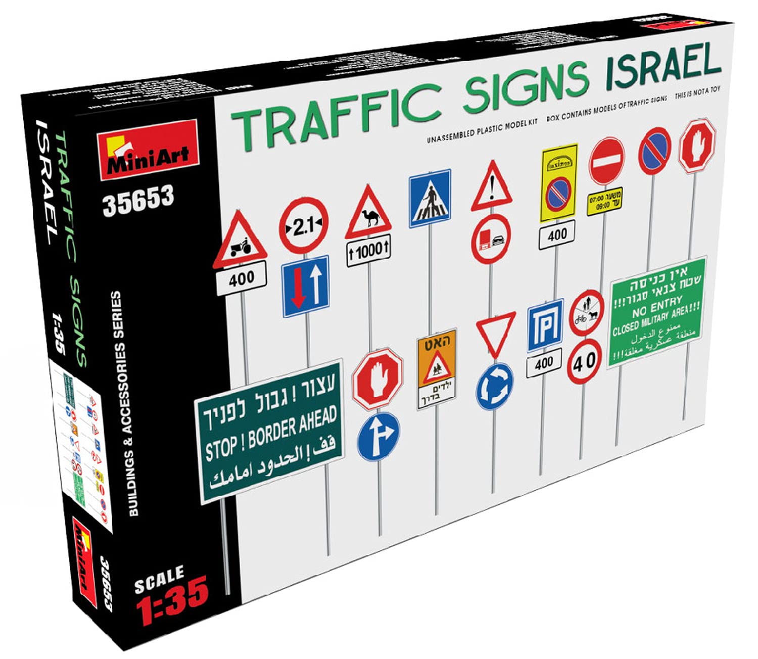 Miniart 1:35 - Traffic Signs Israel