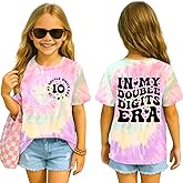 SANIXJOO in My Double Digits Era Shirt Birthday Girls T-Shirts 10th Birthdays Party Tee Tops Short Sleeve Summer Outfits
