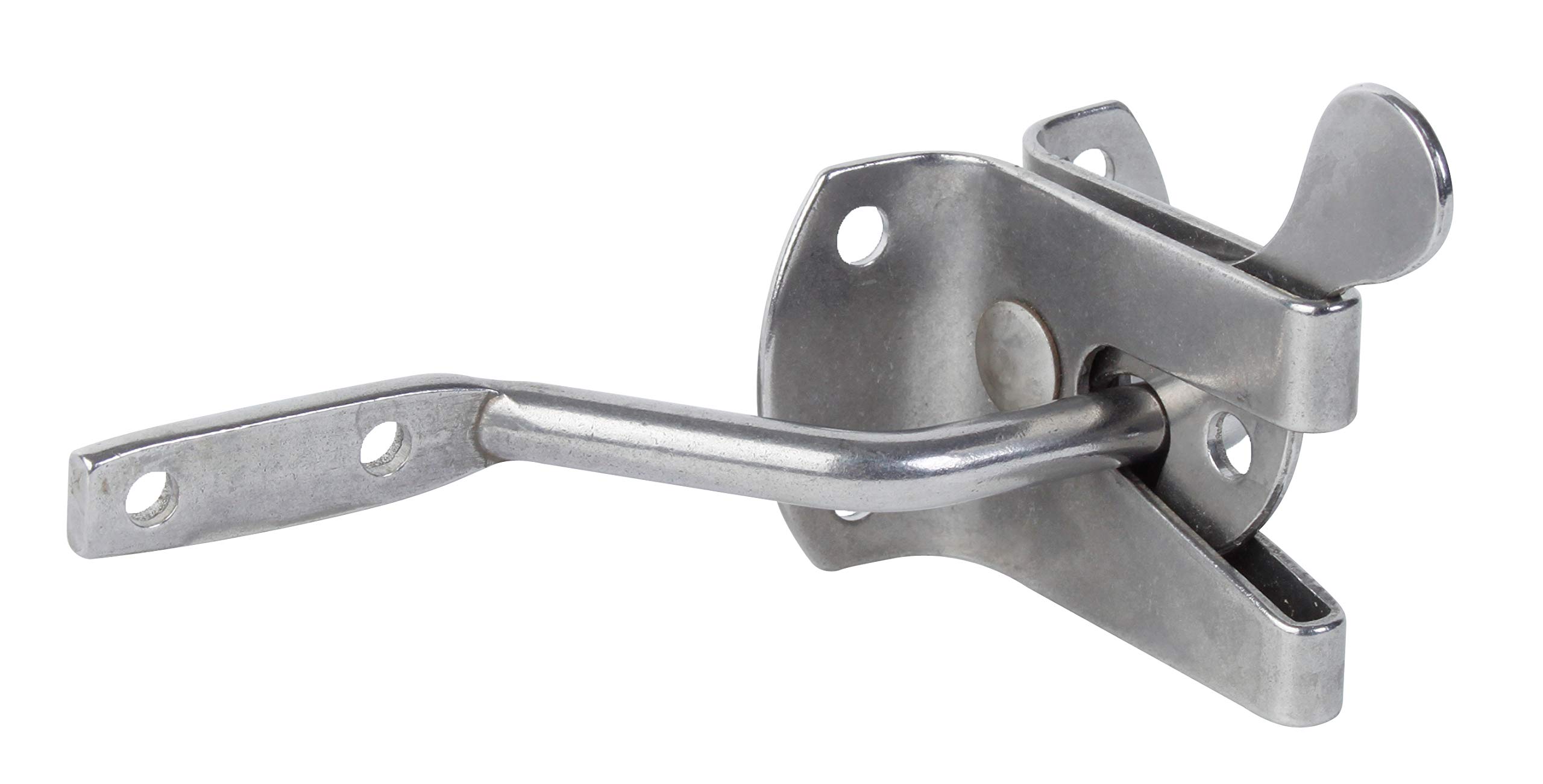 GAH-Alberts 326197 Garden gate Lock, Stainless Steel, Plate Length 55 mm, Plate Width 45 mm.
