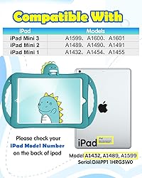Wazzasoft for iPad Mini 1/2/3 Case 7.9 Inch Girls