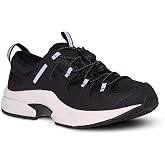 Dr. Comfort Earhart Women's Waterproof Orthopedic Utility Shoes, Breathable Diabetic Sneakers with Slip-On Quick-Tie Laces