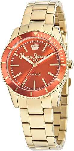 pepe jeans watches orange