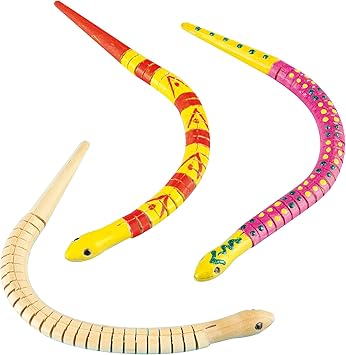 wooden snake craft