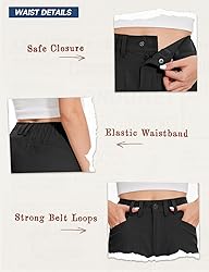 Moosehill Cargo Hiking Pants Women High Waisted