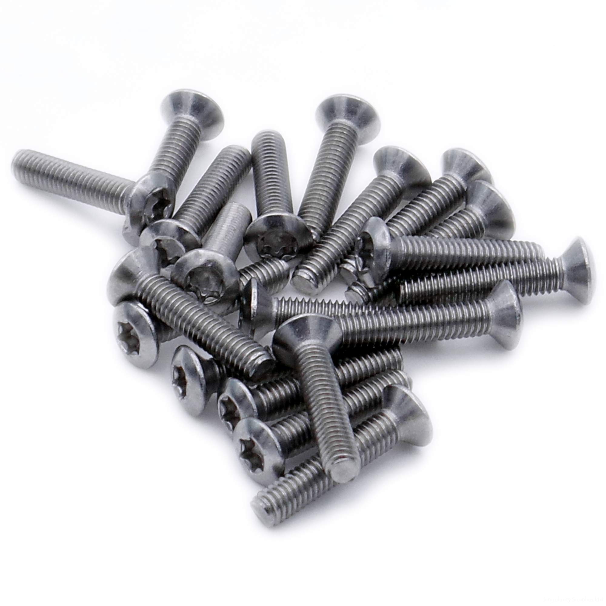 M3 (3mm x 16mm) TX Socket Raised Countersunk Machine Screw (Bolt) - Stainless Steel (A2) (Pack of 20)