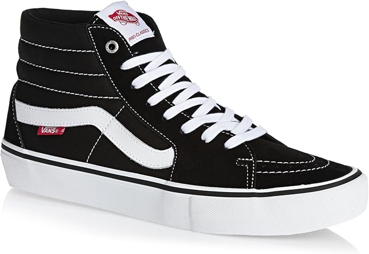 black vans uk 8