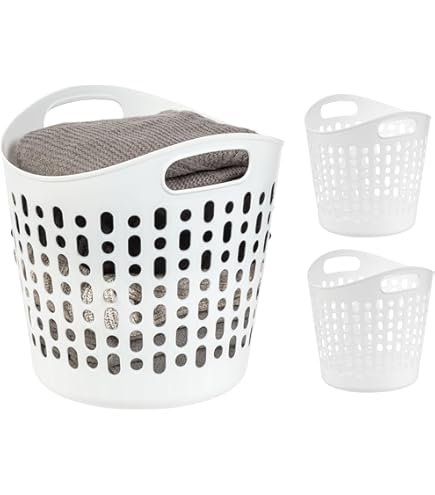 【最終値下げ】Lu.Official Sheer Circle Tank 白 Amazon.com: United Solution White Plastic Laundry Basket, 1 Bushel