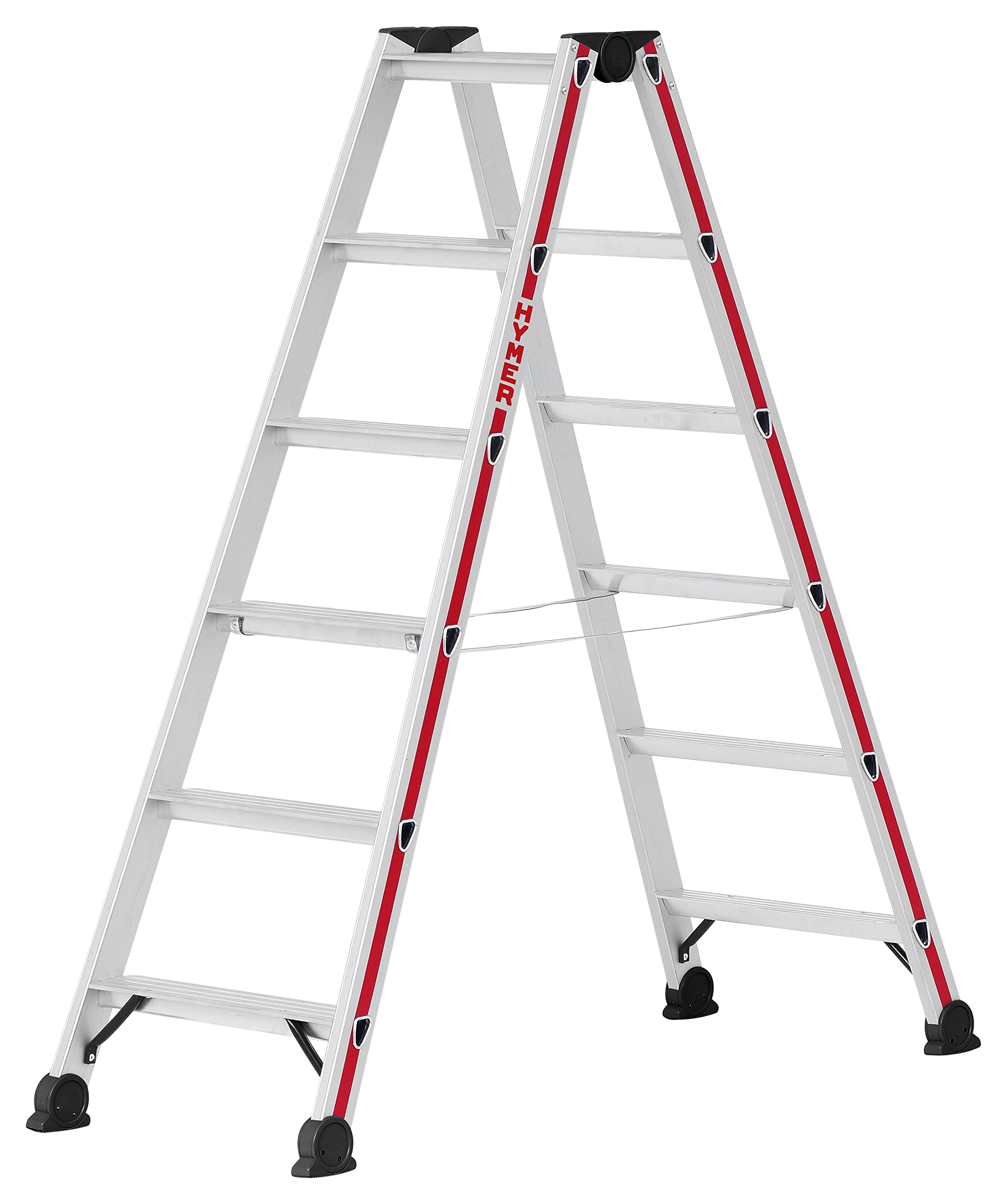 Hymer 402412 Step Ladder SC 40 2 x 6 Steps Aluminium
