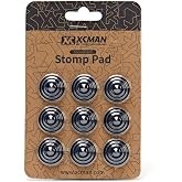 XCMAN 4 Layer-Cone Studs Dia 7.87 Inch Aluminum Snowboard Stomp Pad - 9pcs