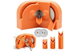 TYDLIG Drill Bit Sharpener – Portable Multipurpose Drill Bit Sharpener Tool with 2 Grinding Wheels, Adjustable Angles for HSS, Masonry & Carbide Bits (5/64"–5/8")